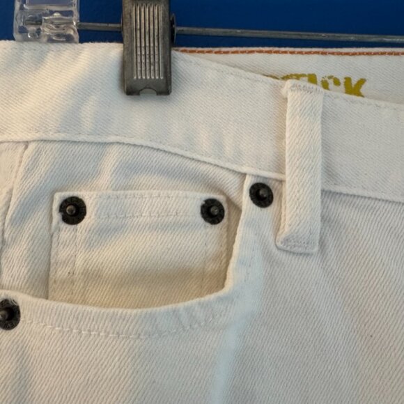 J. Crew Womens Cream Low Rise Denim Cotton Matchstick Jeans - Sz 27 - Picture 2 of 9